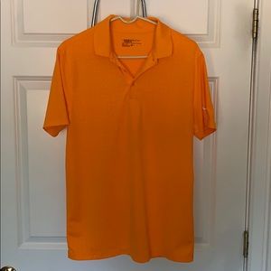 Men’s Orange Nike Dri-Fit Golf Polo